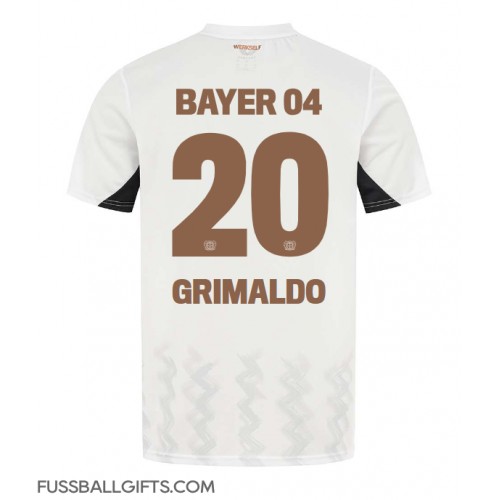 Bayer Leverkusen Alejandro Grimaldo #20 Fußballbekleidung Auswärtstrikot 2024-25 Kurzarm